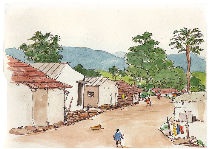 Chompi village Araku
