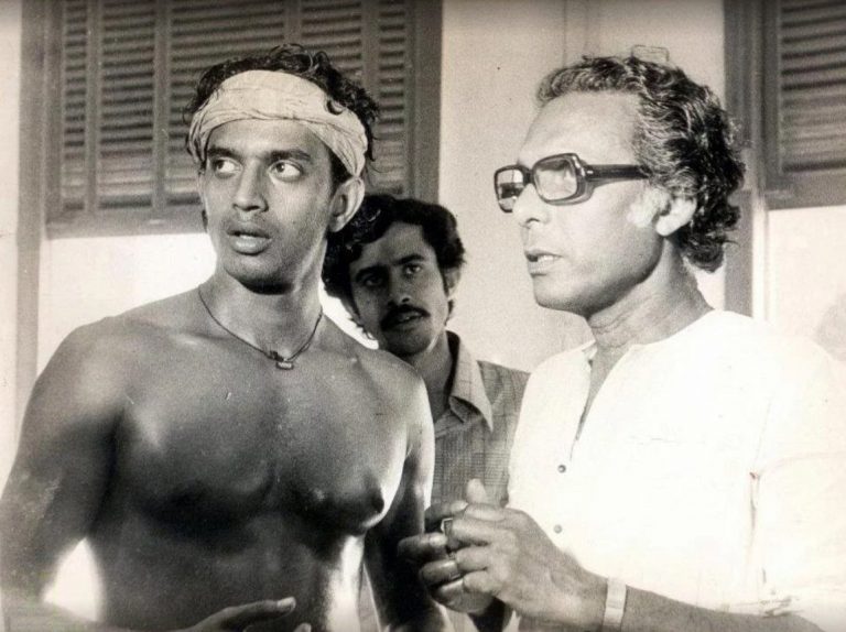 Mrinal Sen and Mithun