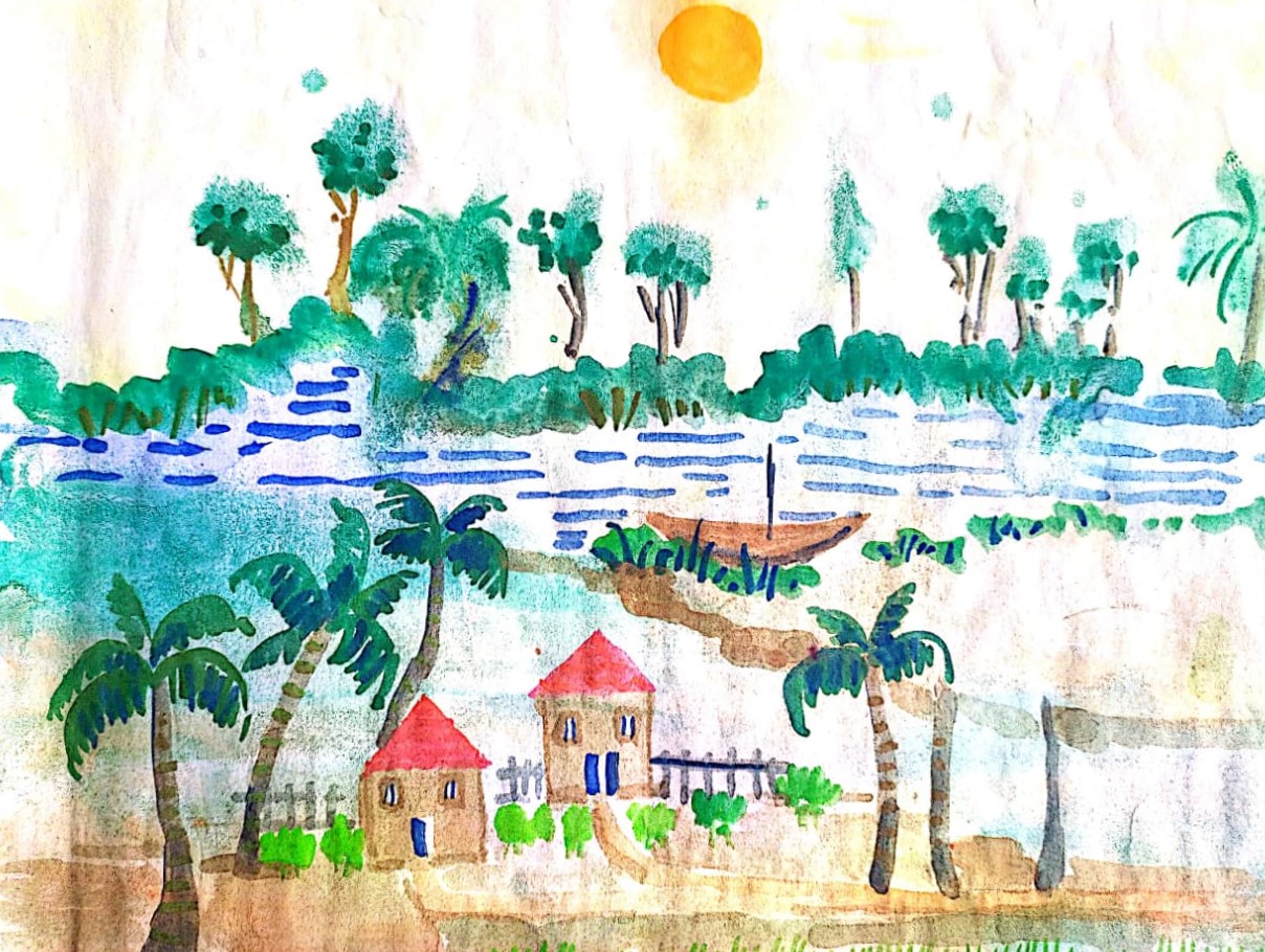 painting by Yajnaseni যাজ্ঞসেনী