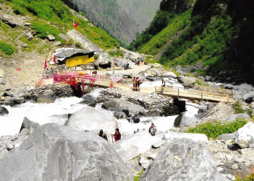 bridge over the stream