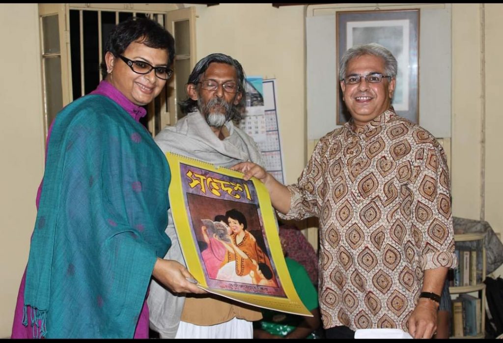 Ritu[parno Ghosh with Shibaji Bandypopadhyay and Anindya Bandyopadhyay