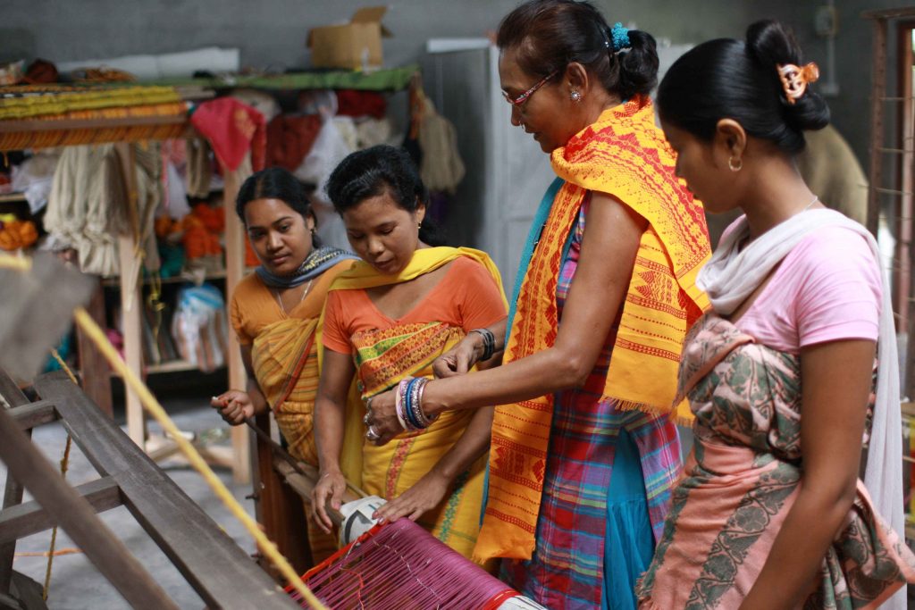 bibi russell with weavers