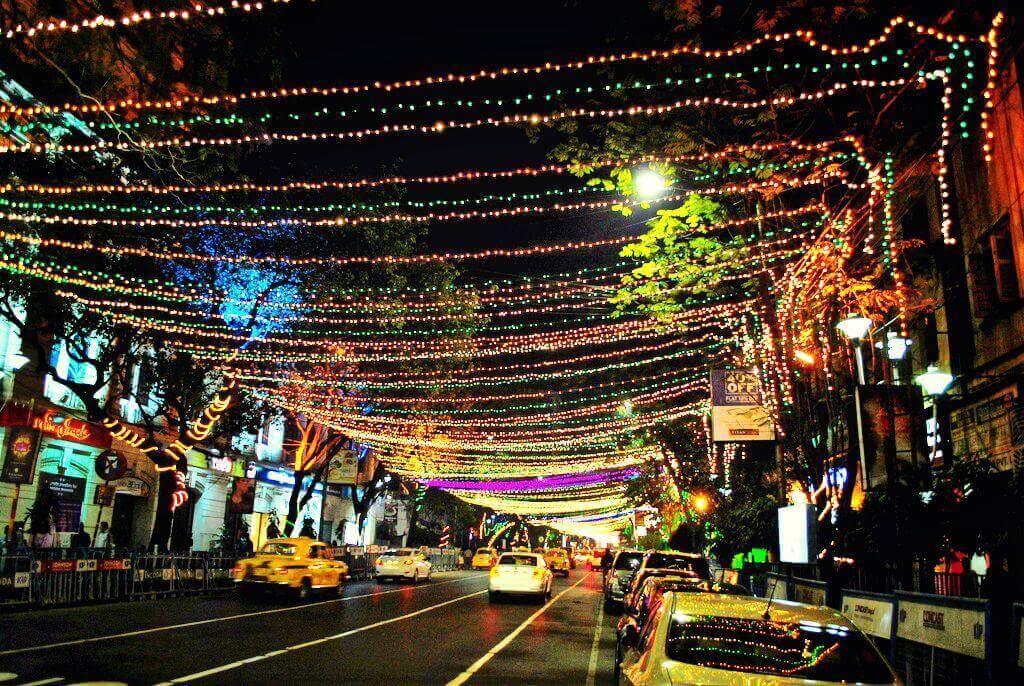 Christmas Park Street Kolkata 