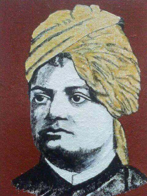 vivekananda portrait by pitam sengupta