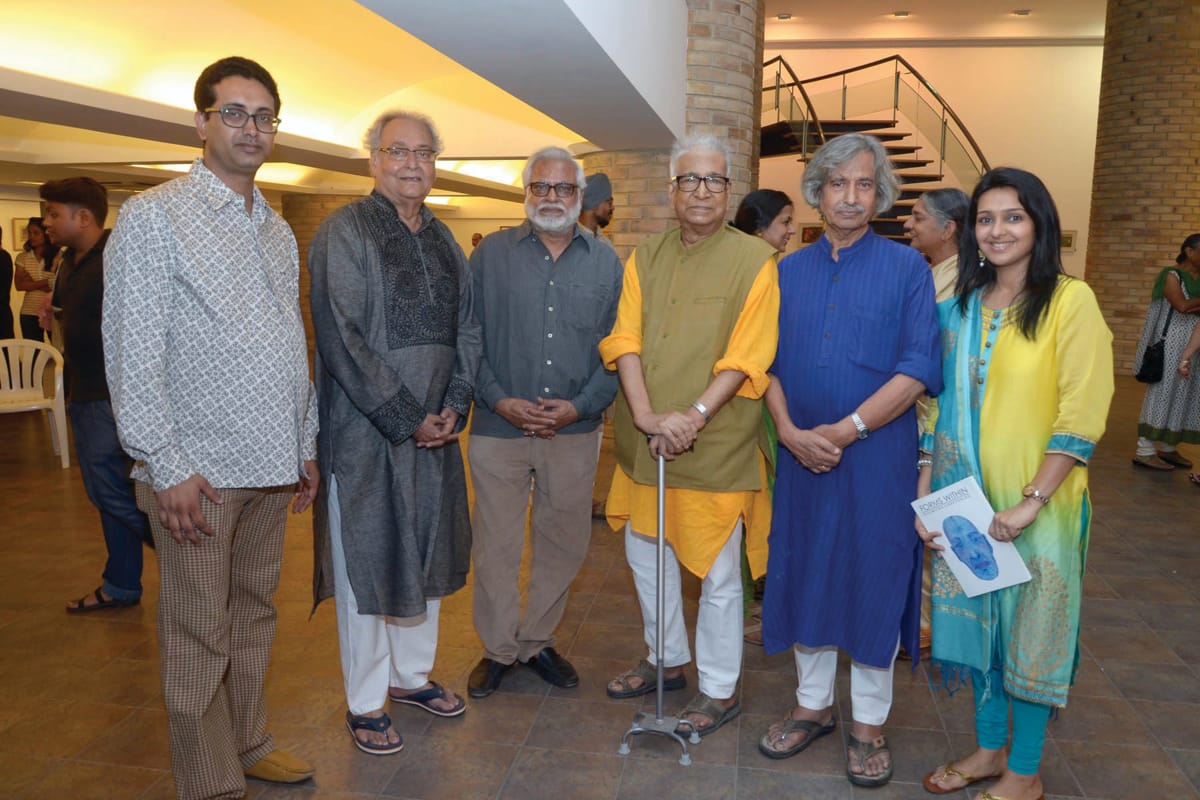 2015 baroda exhibition Soumitra Chatterjee