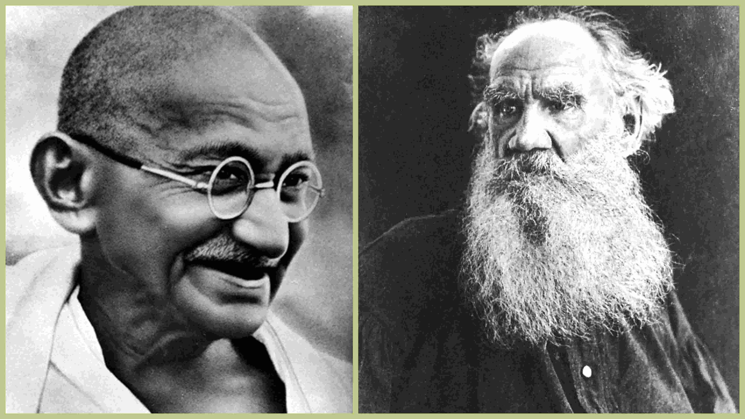 Gandhi and Tolstoy