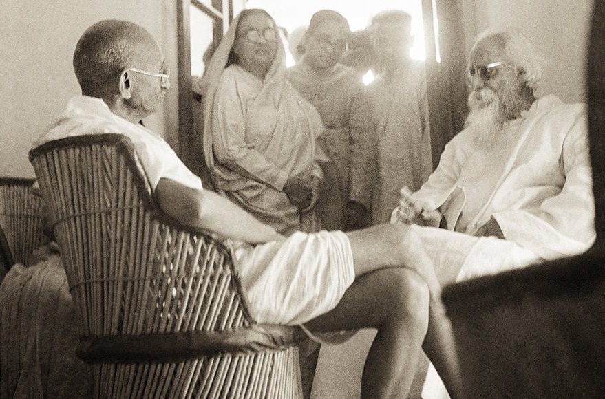 Gandhi and Tagore