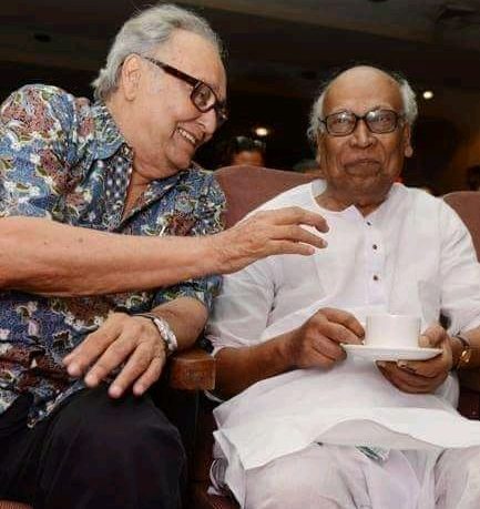 Soumitra Chatterjee and Shankha Ghosh