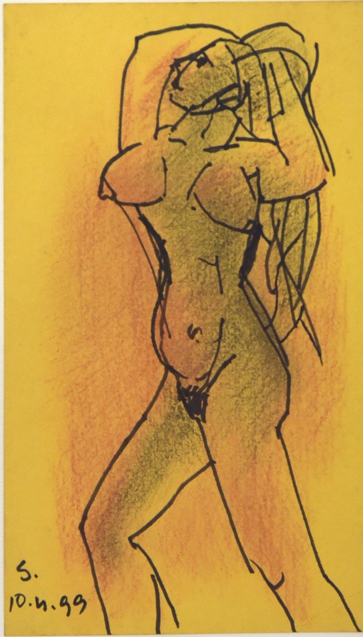 Woman Figure by Somnath Hore