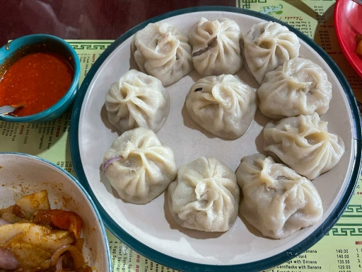 Tibetan Momo and Red Chutney