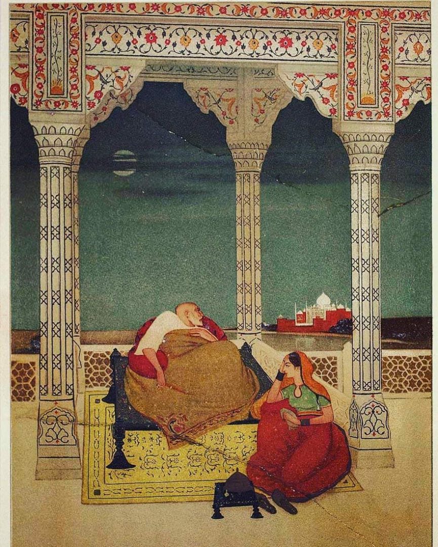 Death of Shah Jahan_Abanindranath Tagore