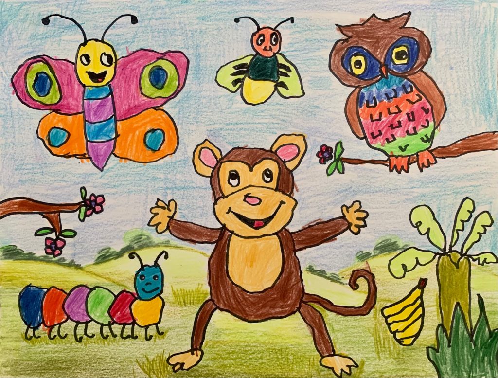 Monkey and his friends