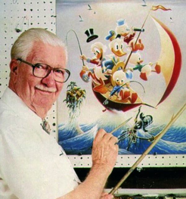 Carl Barks and his ducks