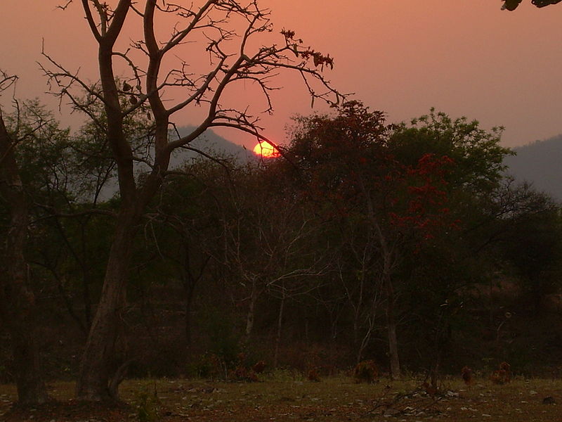 Sunset in Kalhandi