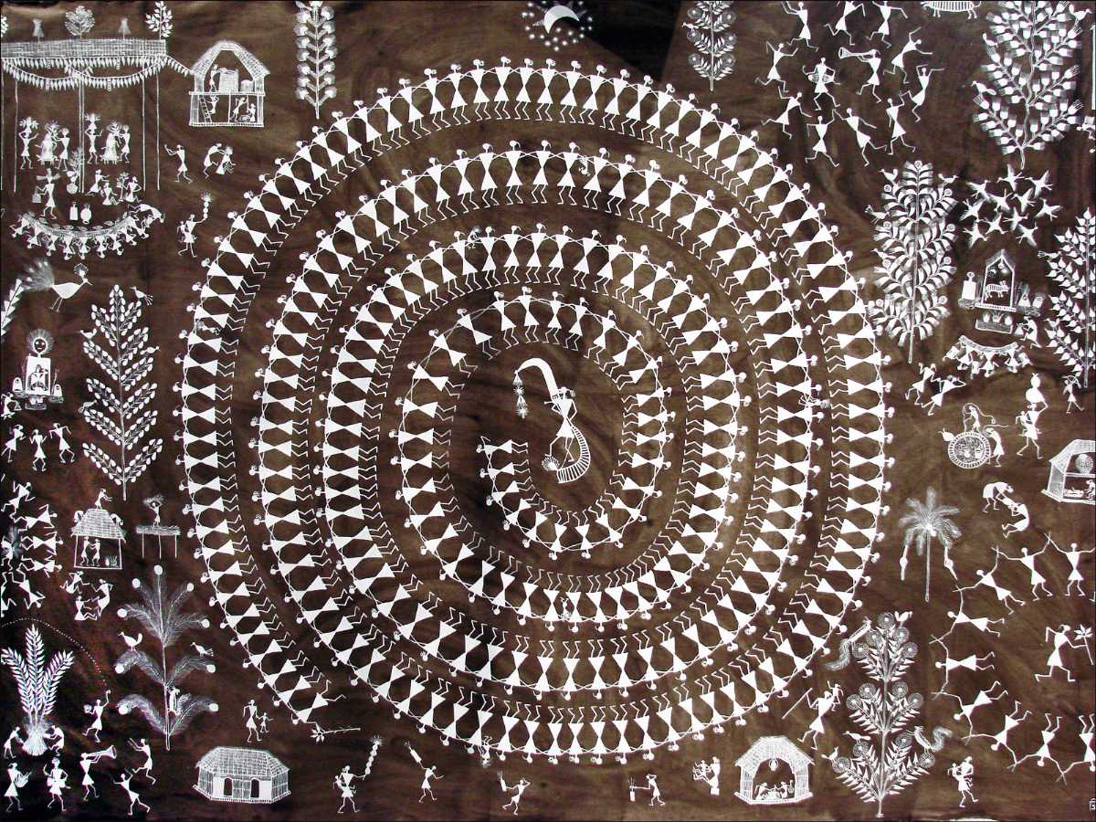 A_Warli_Floor Art