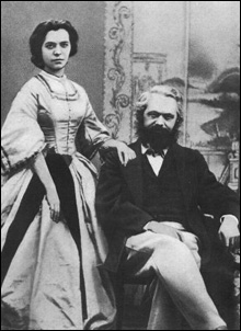 Karl Marx and his wife Jenny