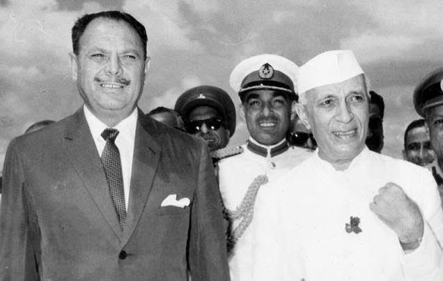 Ayub Khan and Nehru 2