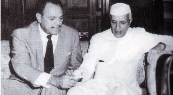 Ayub Khan and Nehru