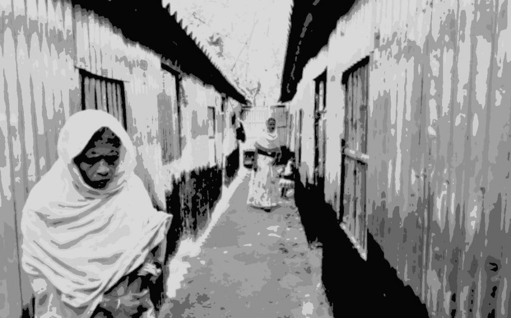 Refugee camp in Kolkata