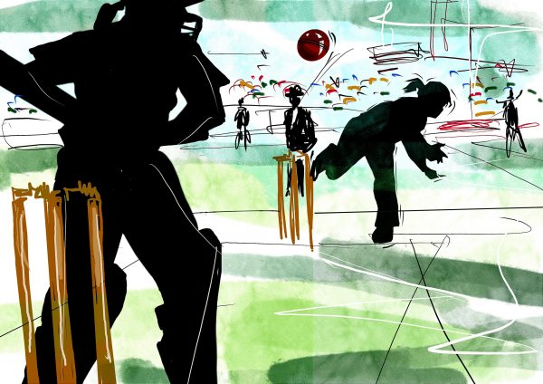 last over Manisha Mukherjee
