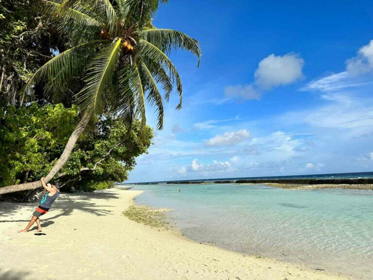 Beach near resort