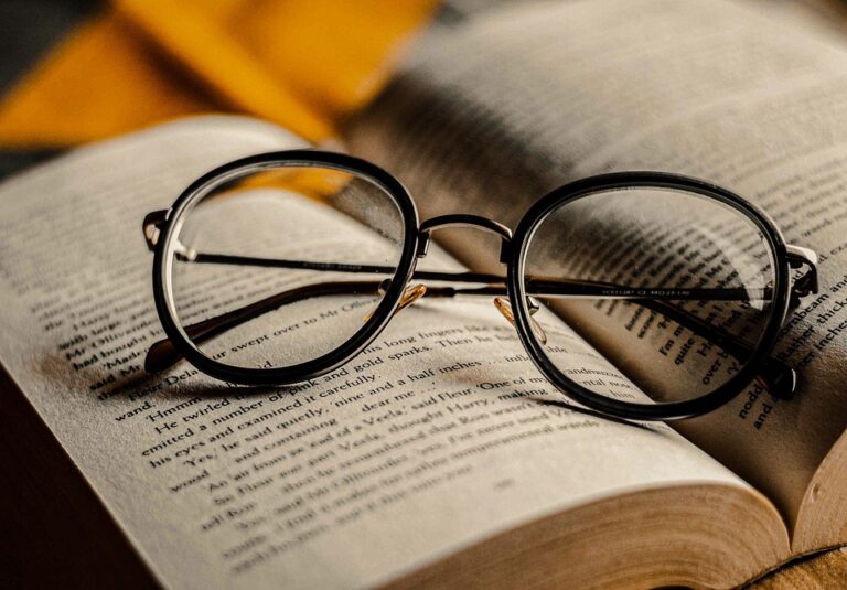 Book & Reading Glasses