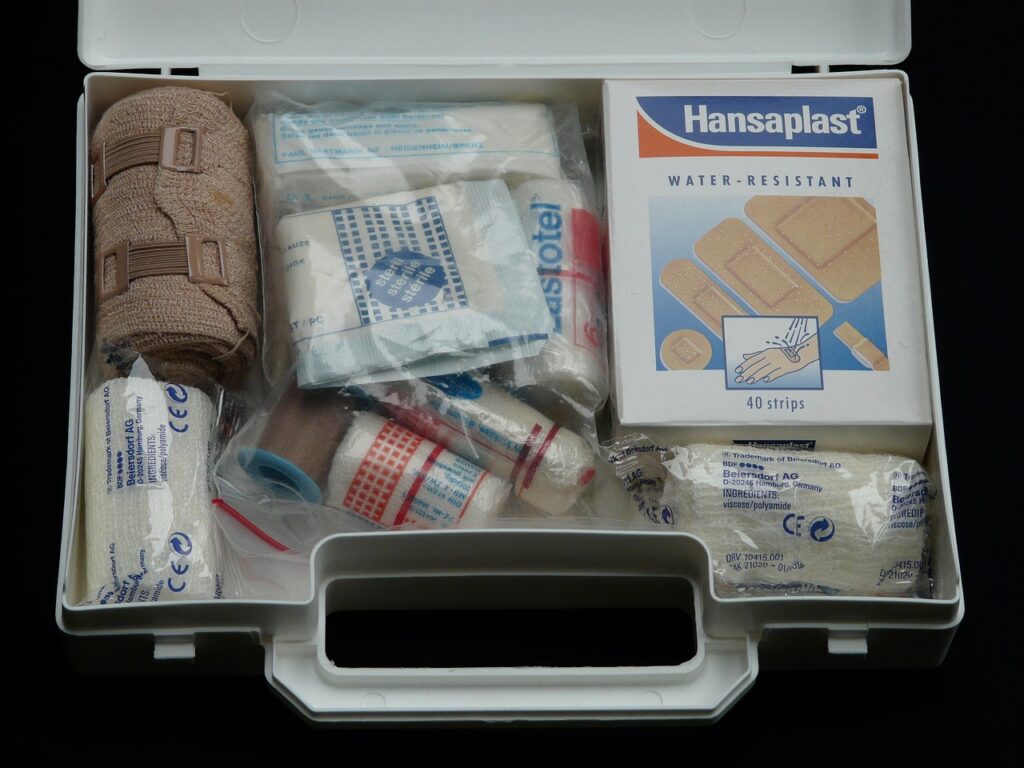 First aid while travelling