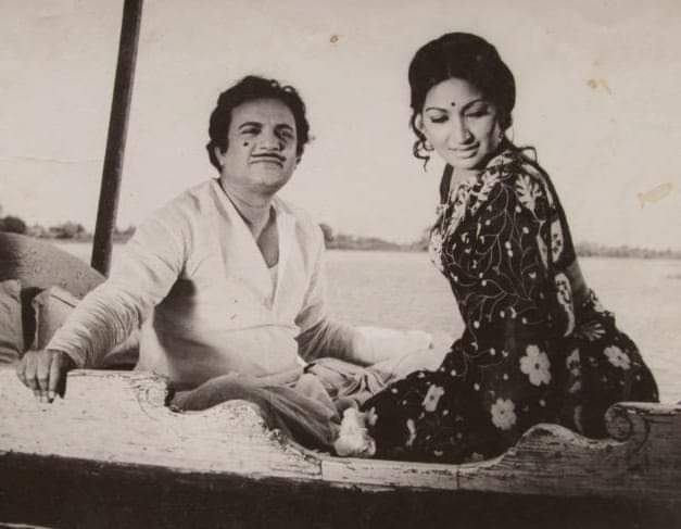 Arati Bhattacharya with Uttam kumar