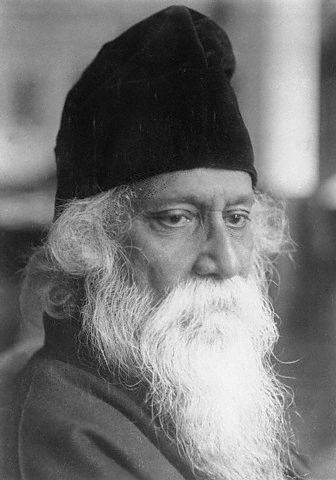 Rabindranath Tagore monochrome