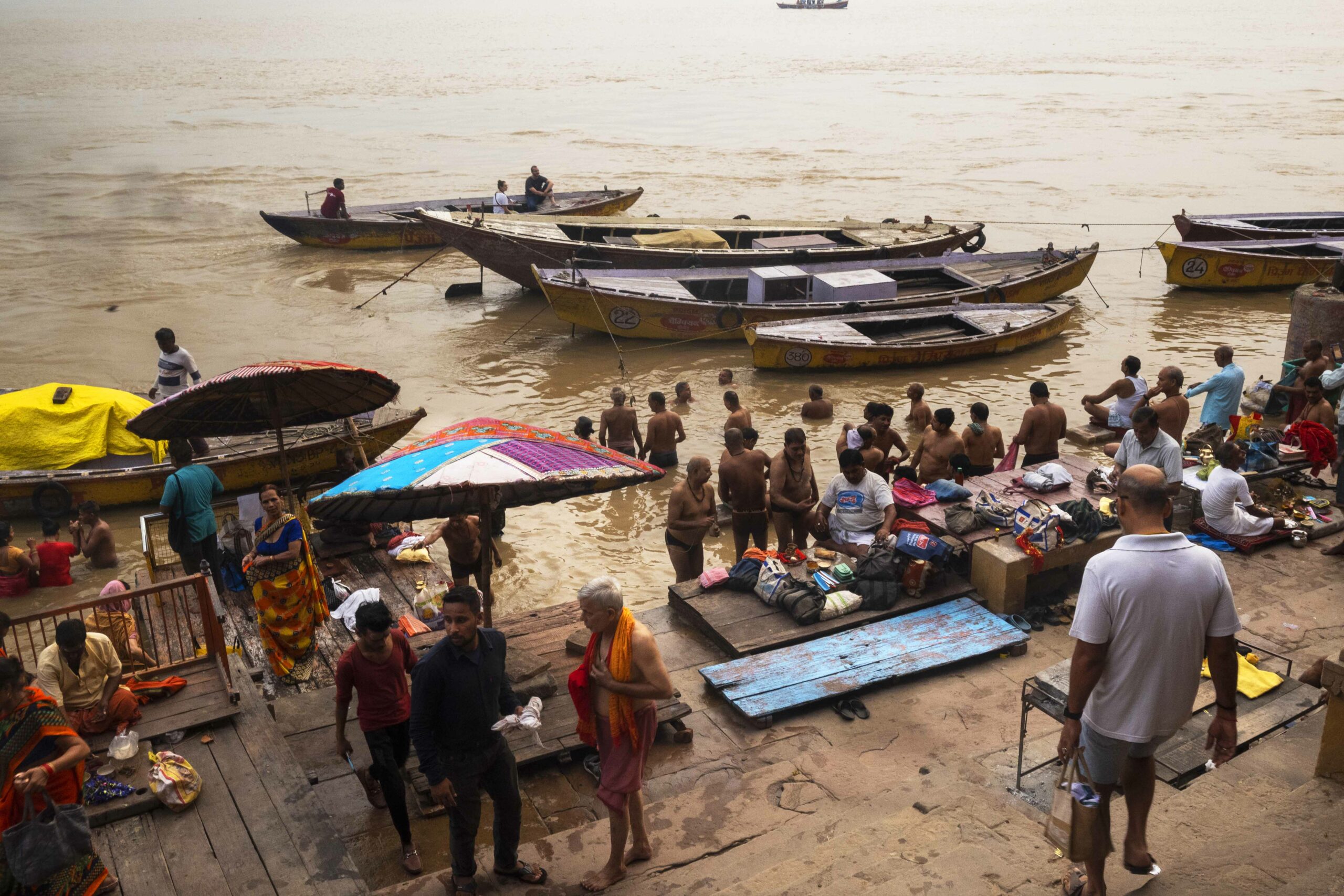 photo Story on river bank of Benaras