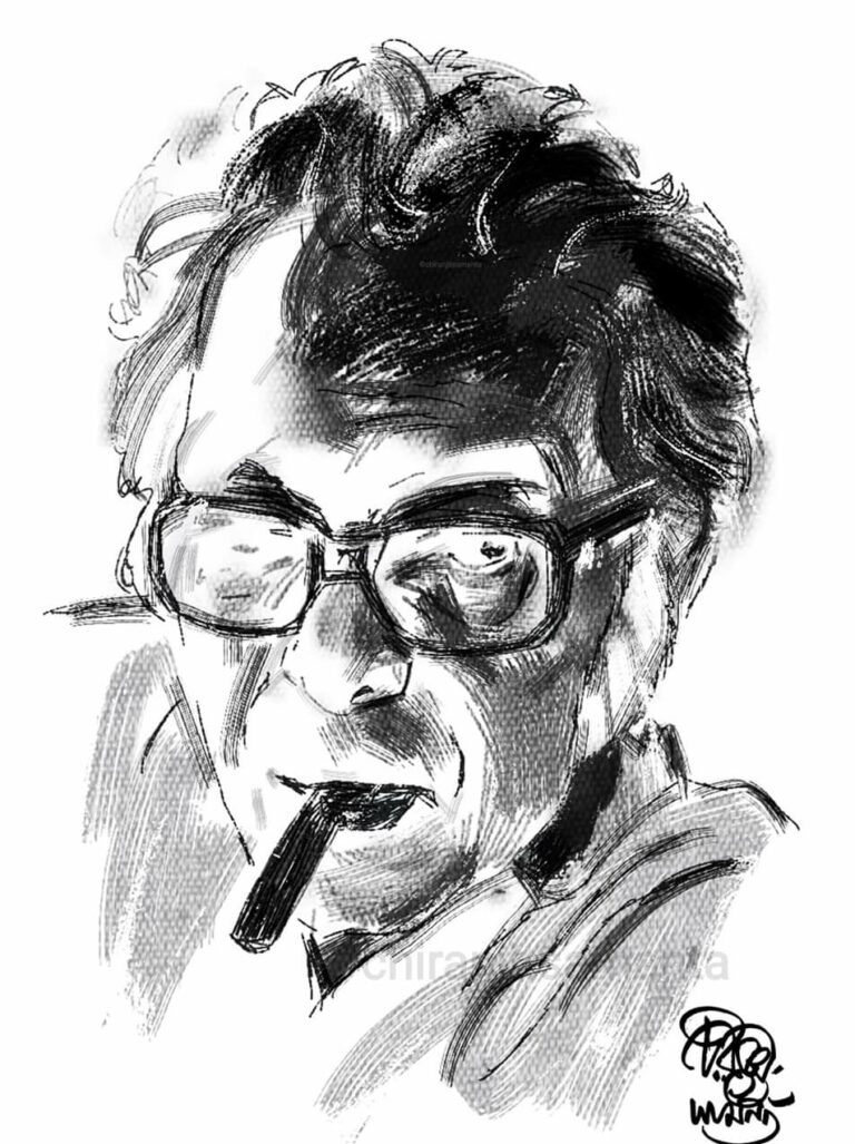 Mrinal Sen portrait