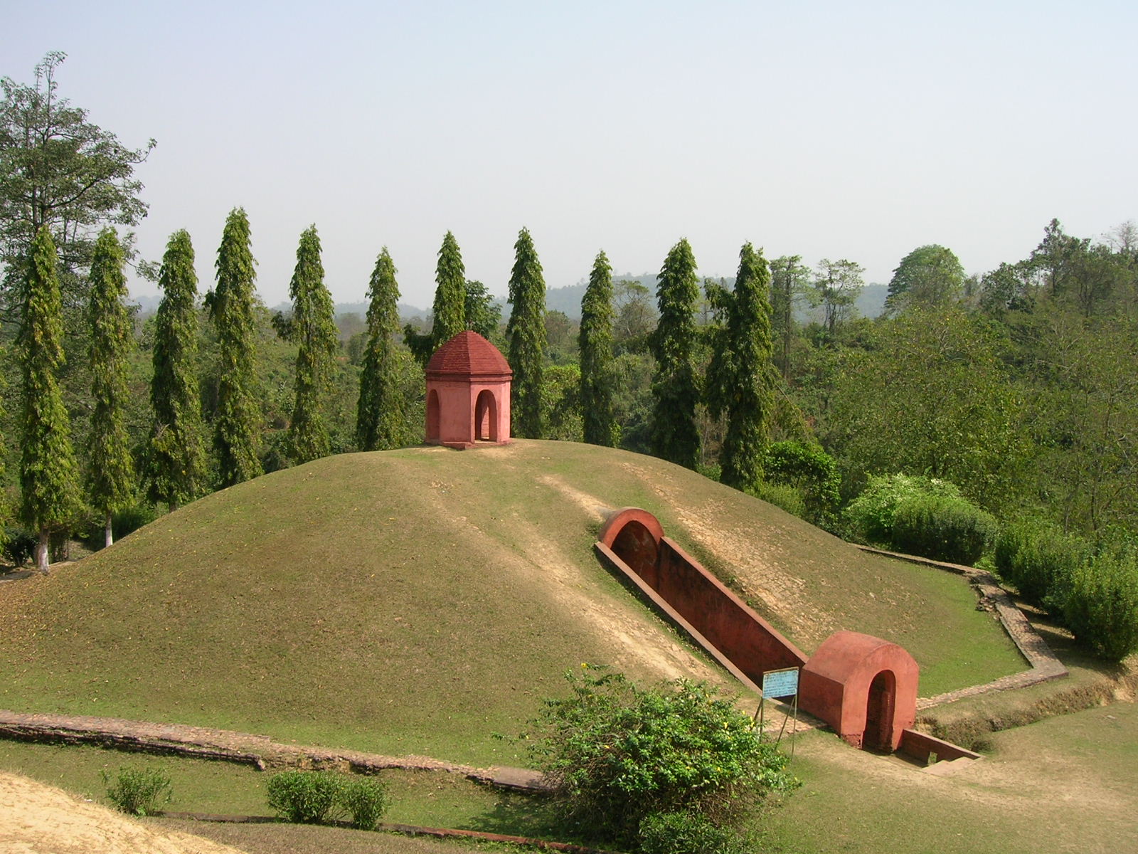 Maidams at Charaideo in Assam