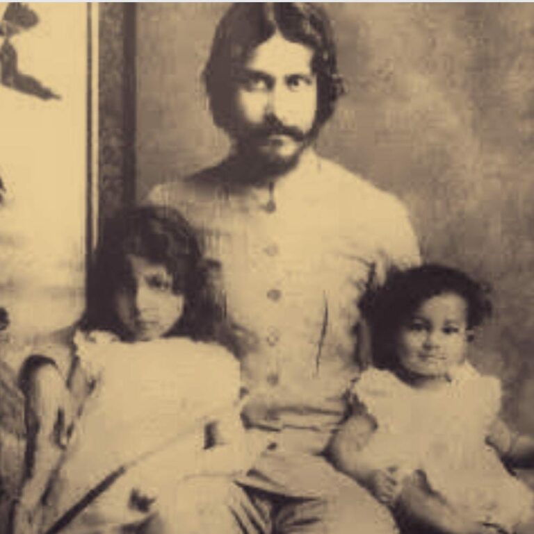 Rabindranath and his children