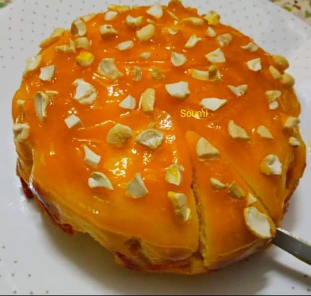 ম্যাঙ্গো জেলি কেক (Mango jelly cake)