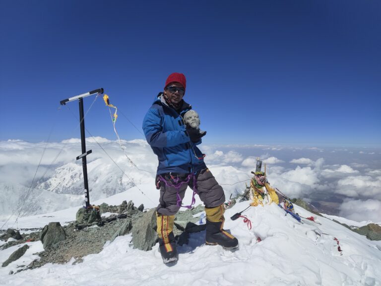 Atop Peak Lenin