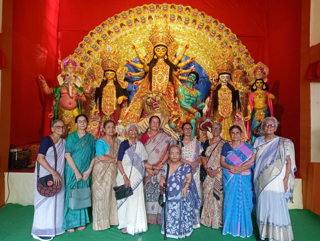 Durga Puja for senior citizens with Care Unlimited