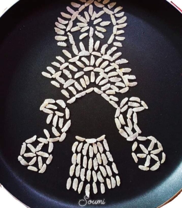 Food art Durga