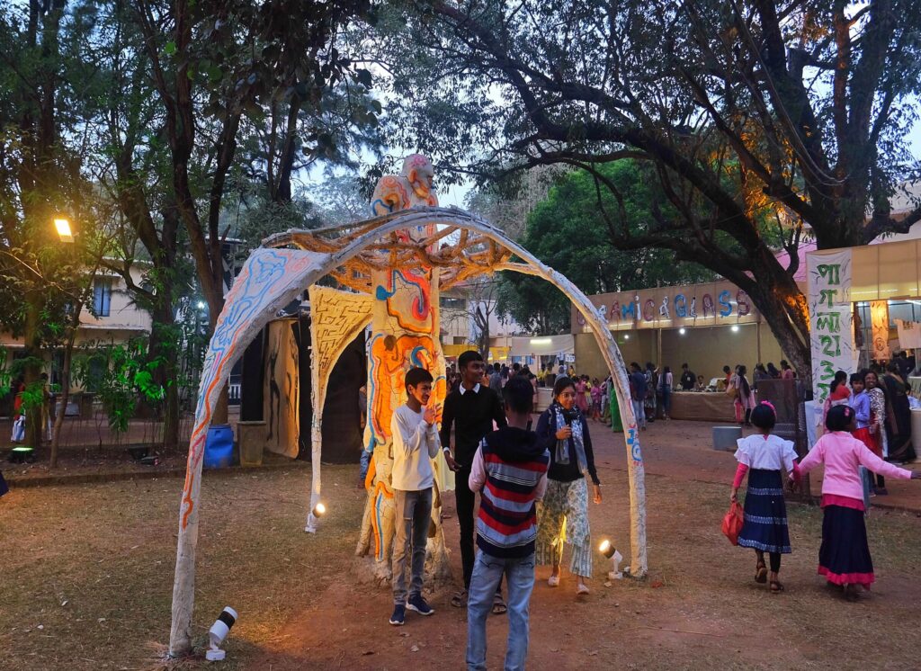 an article on Nandan Mela Shantiniketan