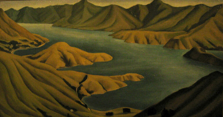 A painter's view of New Zealand_ Te Papa Tongerewa museum Wellington