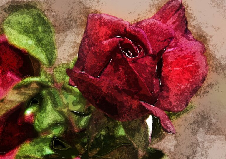 Red Rose paintings