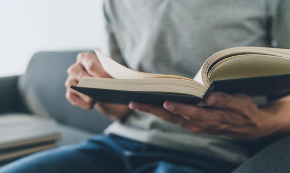 Man Reading Book