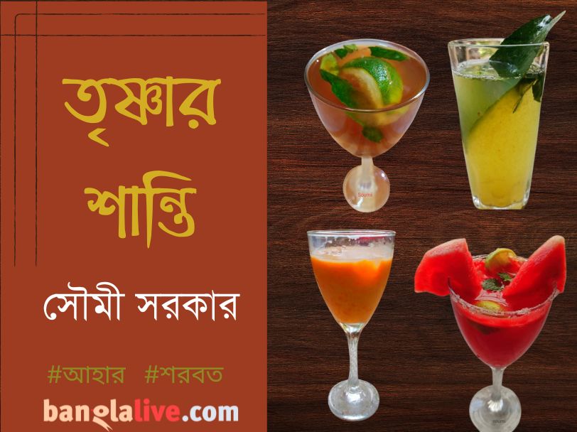 Summer soft drink Sharbat recipe article cover