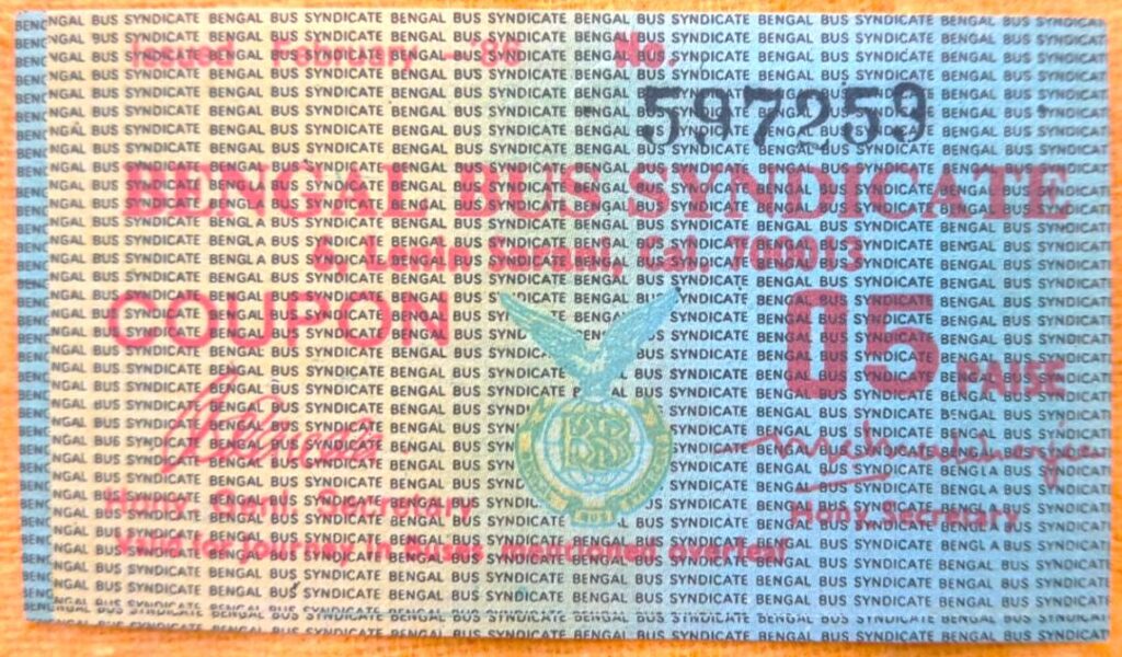 Bus Tram Coupon