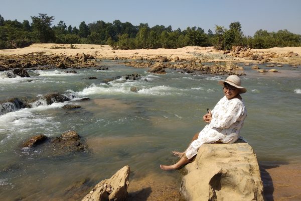 Banas river walking